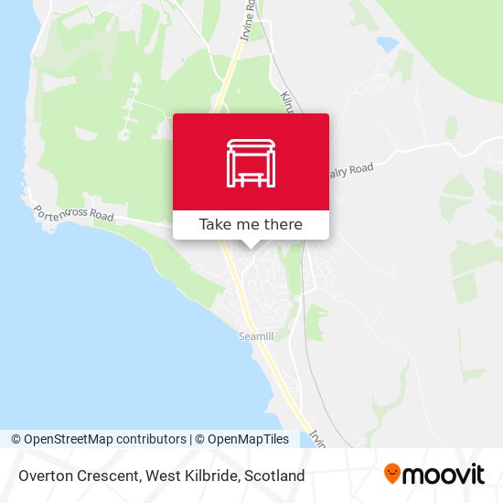 Overton Crescent, West Kilbride map
