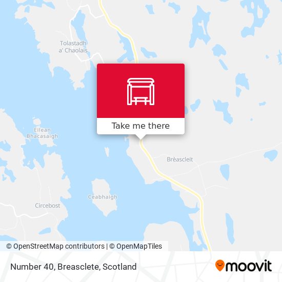 Number 40, Breasclete map