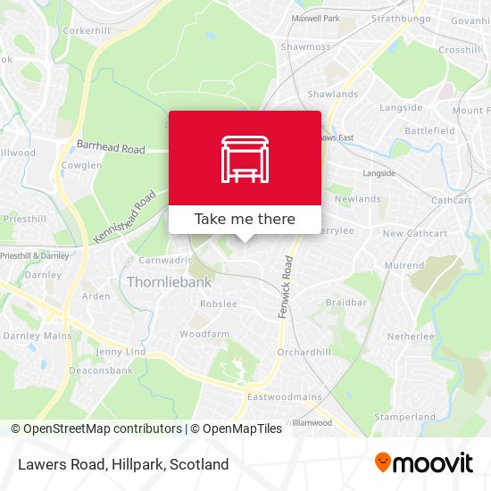 Lawers Road, Hillpark map