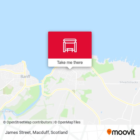 James Street, Macduff map
