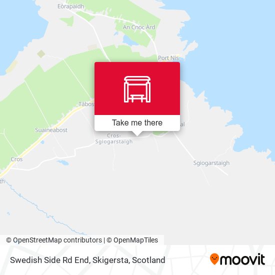 Swedish Side Rd End, Skigersta map