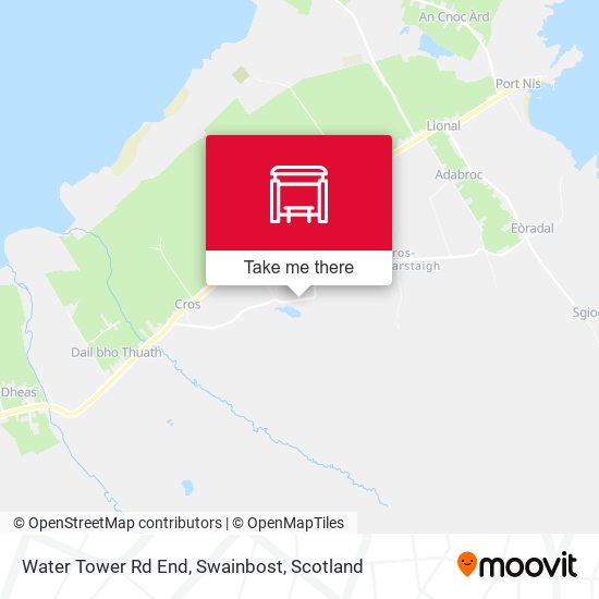 Water Tower Rd End, Swainbost map
