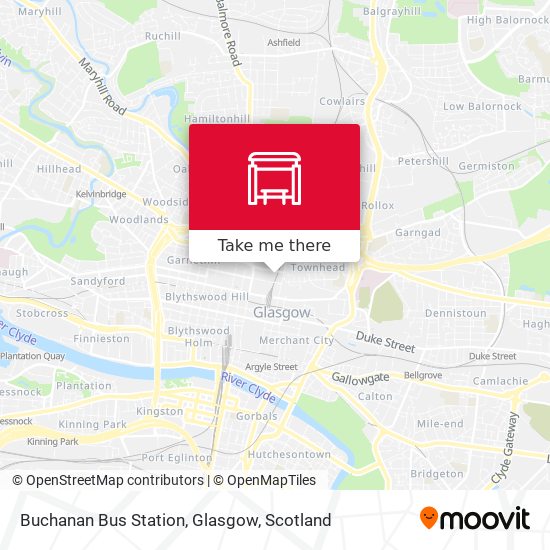 Buchanan Bus Station, Glasgow map