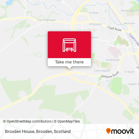 Broxden House, Broxden map