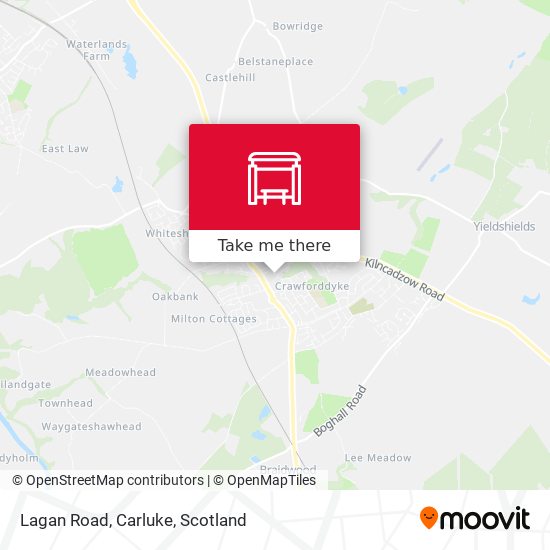 Lagan Road, Carluke map