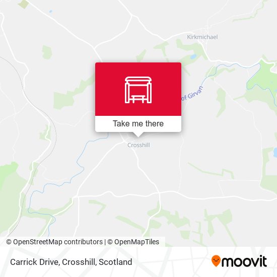 Carrick Drive, Crosshill map