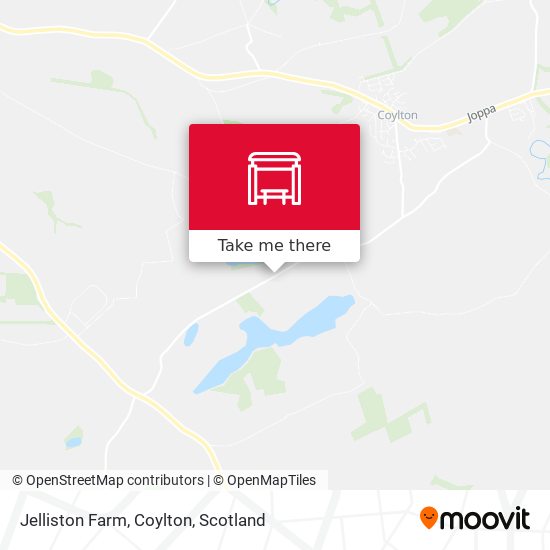 Jelliston Farm, Coylton map