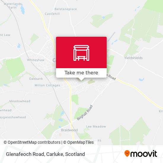 Glenafeoch Road, Carluke map