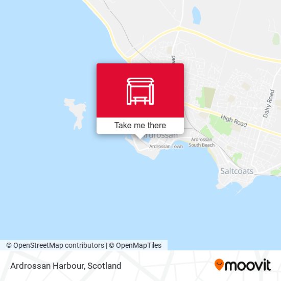 Ardrossan Harbour map