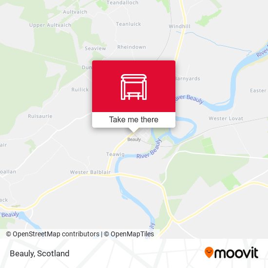 Beauly map