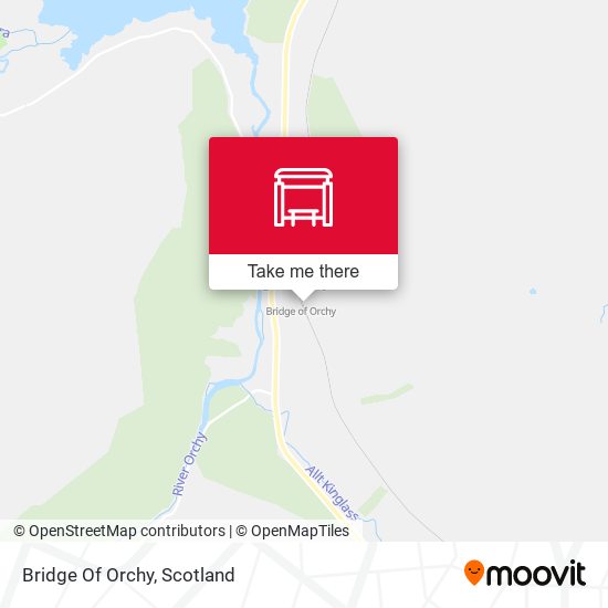 Bridge Of Orchy map
