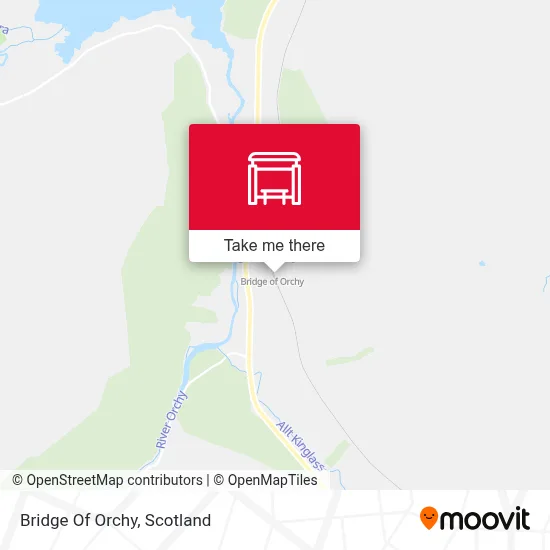 Bridge Of Orchy map
