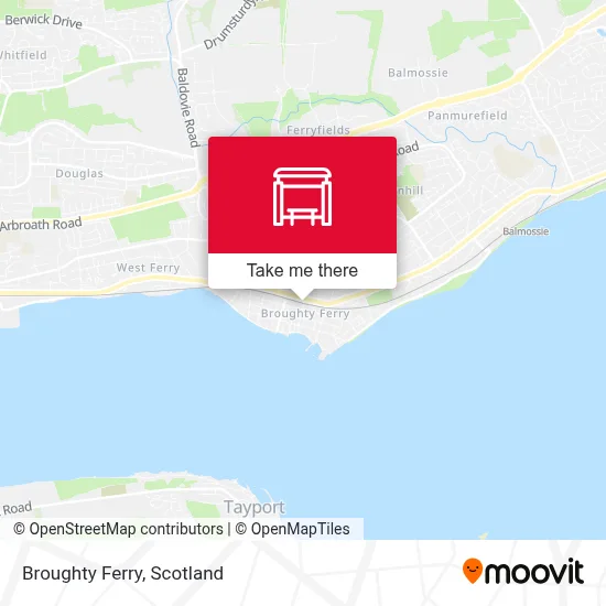 Broughty Ferry map