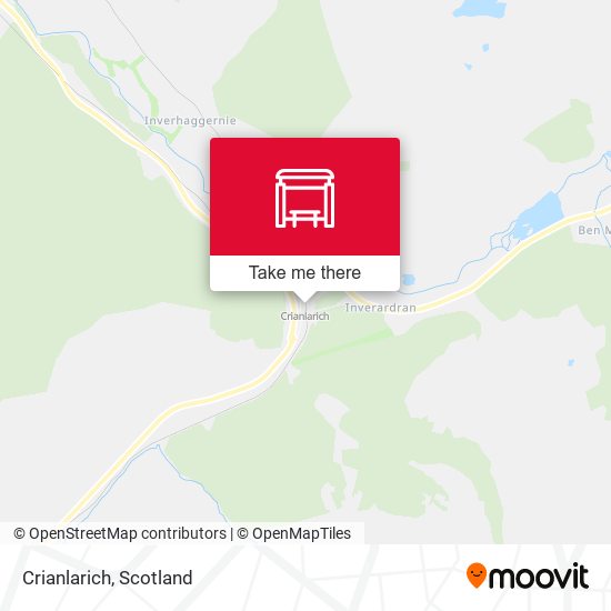 Crianlarich map