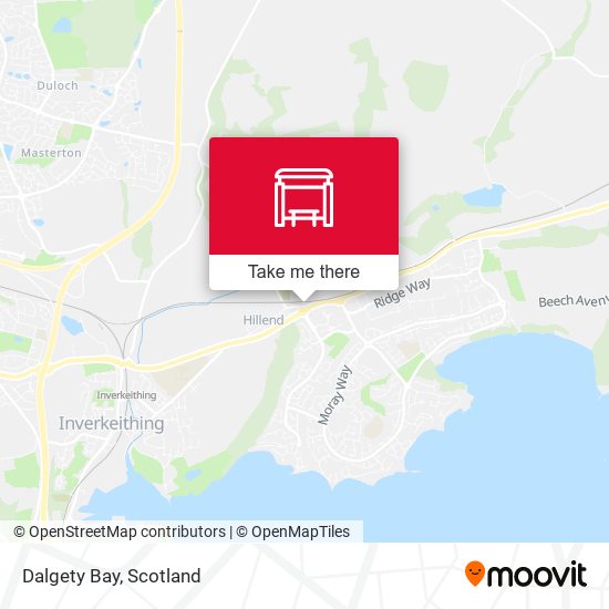 Dalgety Bay map