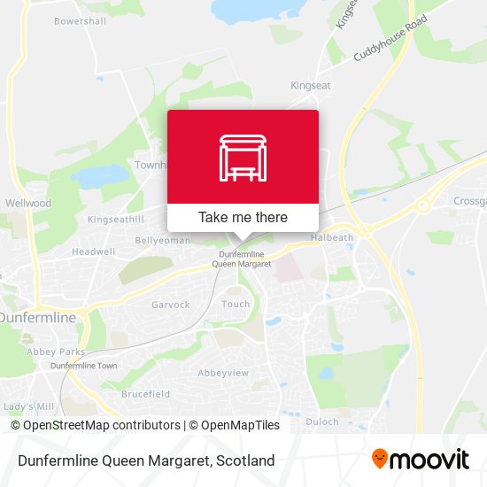 Dunfermline Queen Margaret map