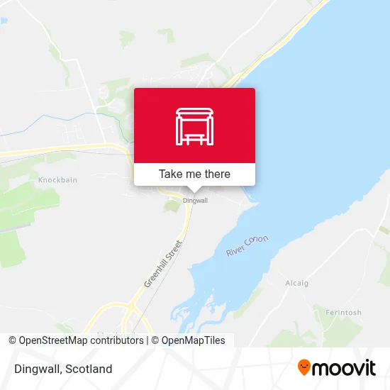 Dingwall map