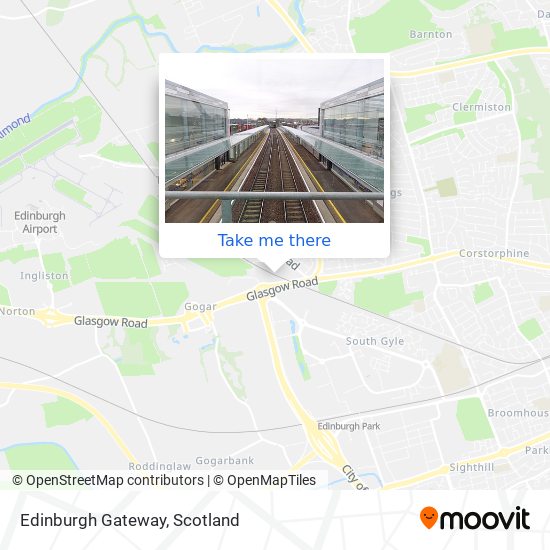 Edinburgh Gateway map