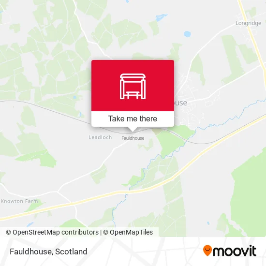 Fauldhouse map