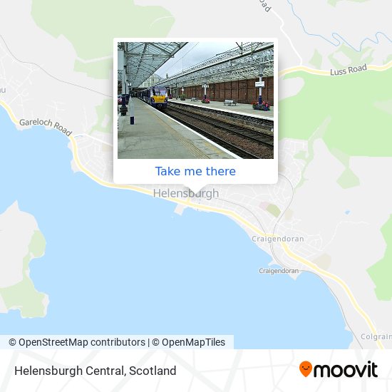 Helensburgh Central map