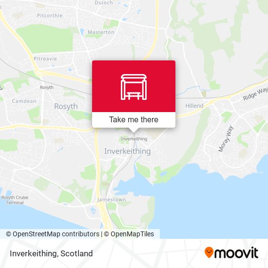 Inverkeithing map