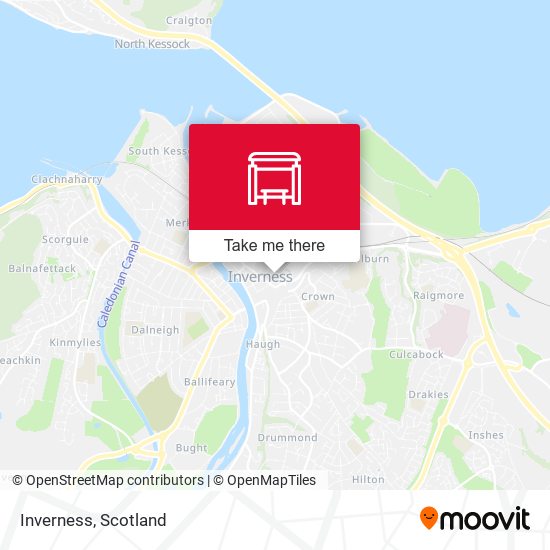 Inverness map