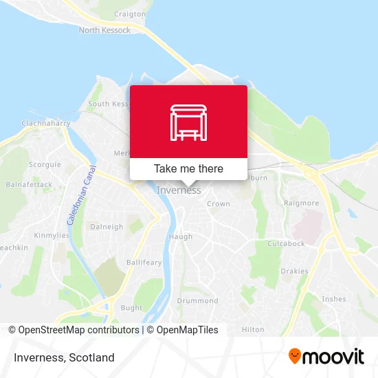 Inverness map