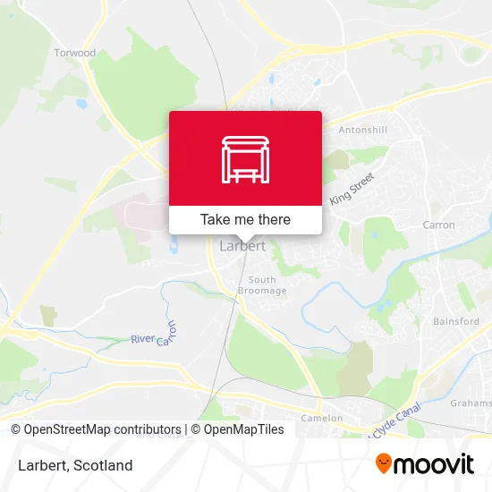 Larbert map