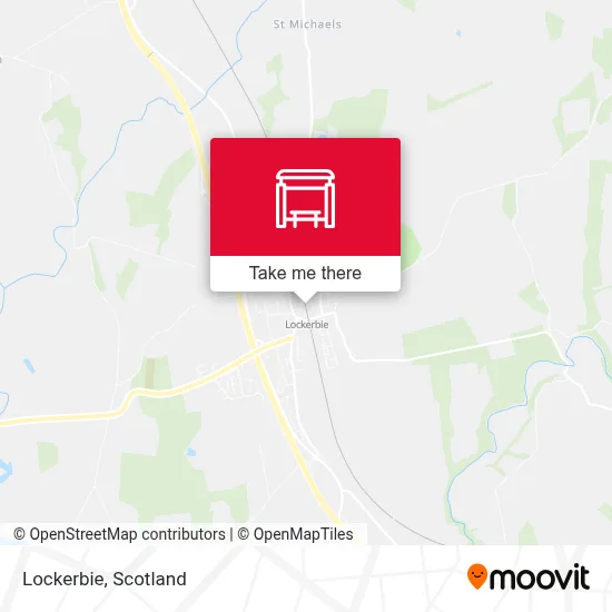 Lockerbie map