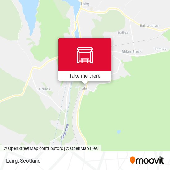 Lairg map