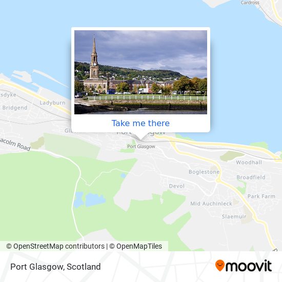 Port Glasgow map