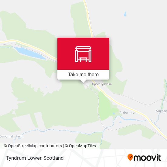 Tyndrum Lower map