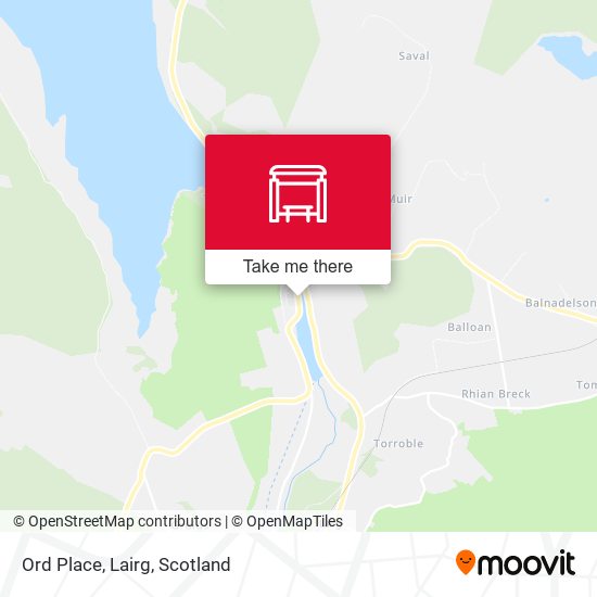 Ord Place, Lairg map