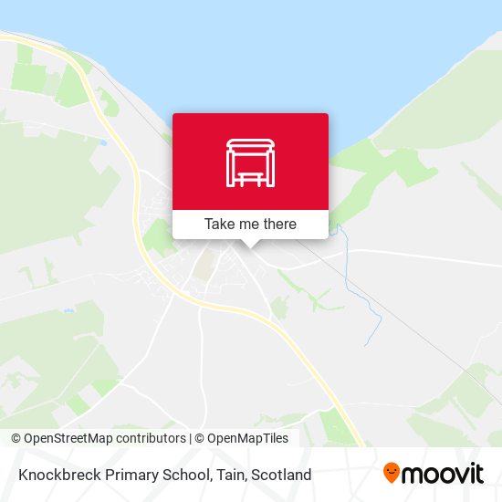 Knockbreck Primary School, Tain map