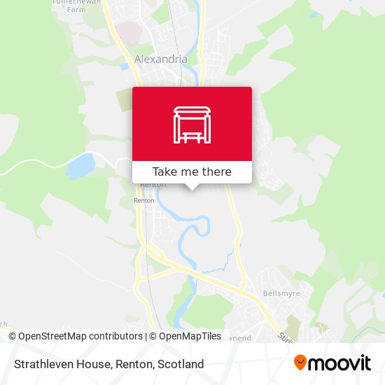 Strathleven House, Renton map