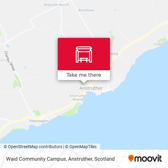 Waid Community Campus, Anstruther map
