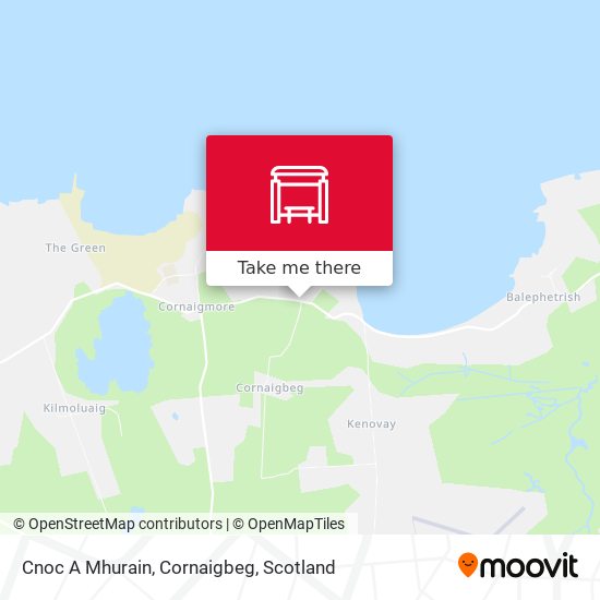 Cnoc A Mhurain, Cornaigbeg map