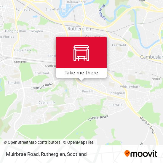 Muirbrae Road, Rutherglen map