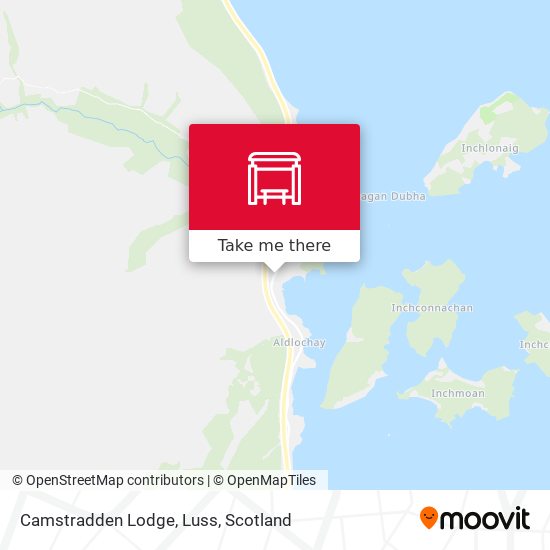 Camstradden Lodge, Luss map