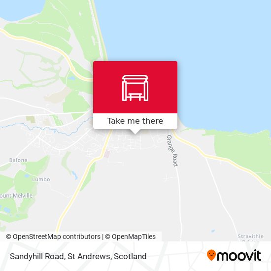 Sandyhill Road, St Andrews map