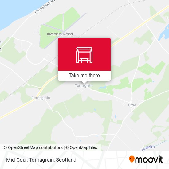 Mid Coul, Tornagrain map