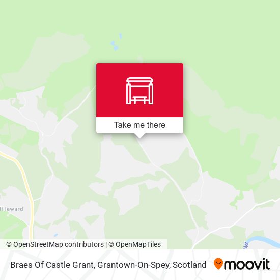 Braes Of Castle Grant, Grantown-On-Spey map