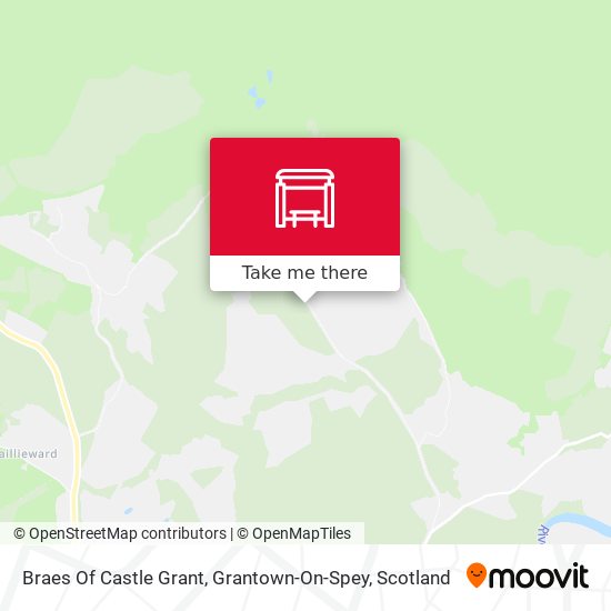 Braes Of Castle Grant, Grantown-On-Spey map