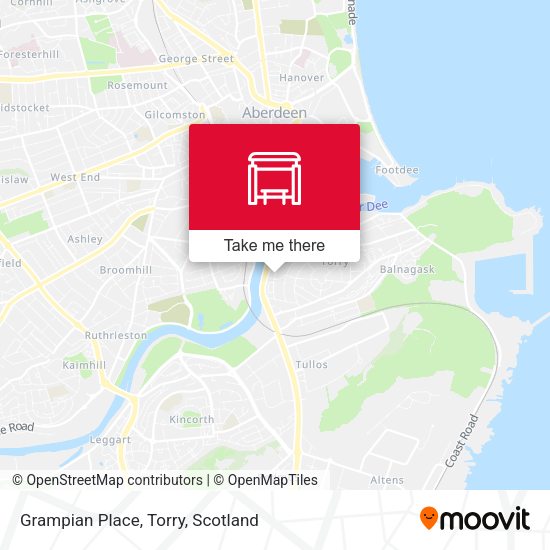 Grampian Place, Torry map