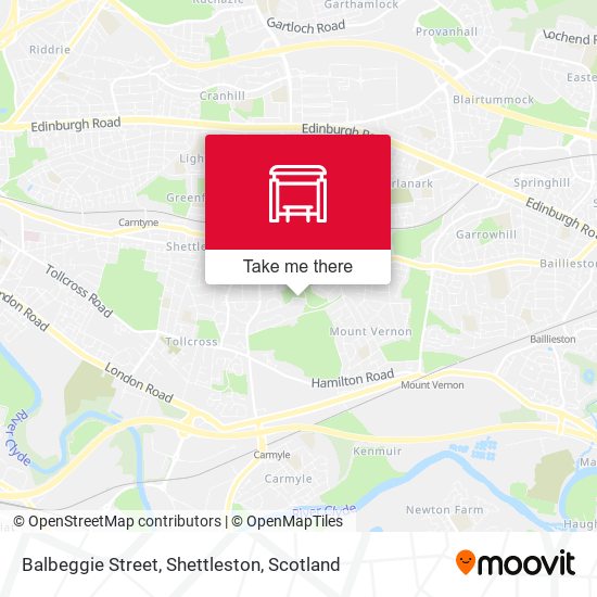 Balbeggie Street, Shettleston map