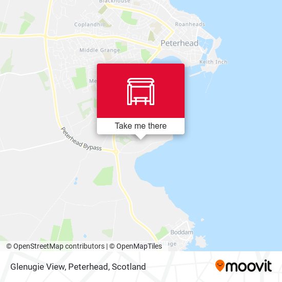 Glenugie View, Peterhead map