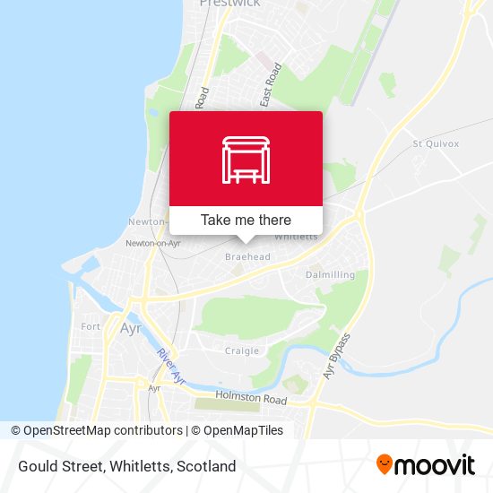 Gould Street, Whitletts map