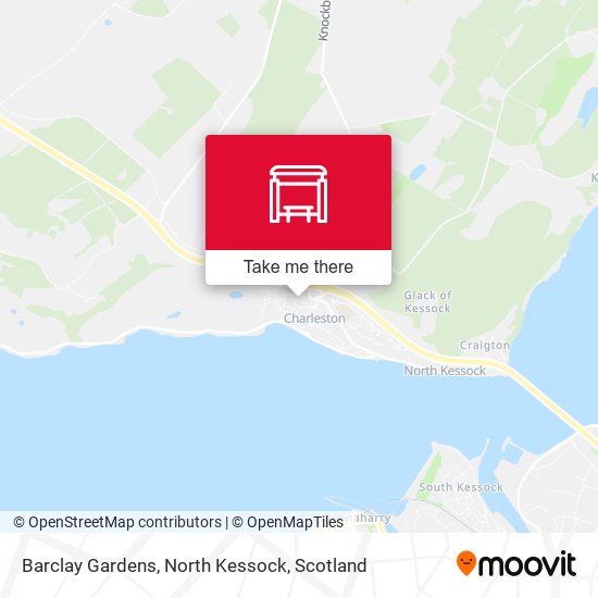 Barclay Gardens, North Kessock map