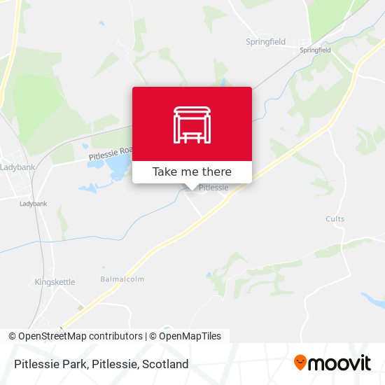 Pitlessie Park, Pitlessie map