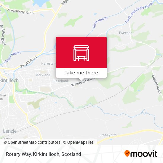Rotary Way, Kirkintilloch map